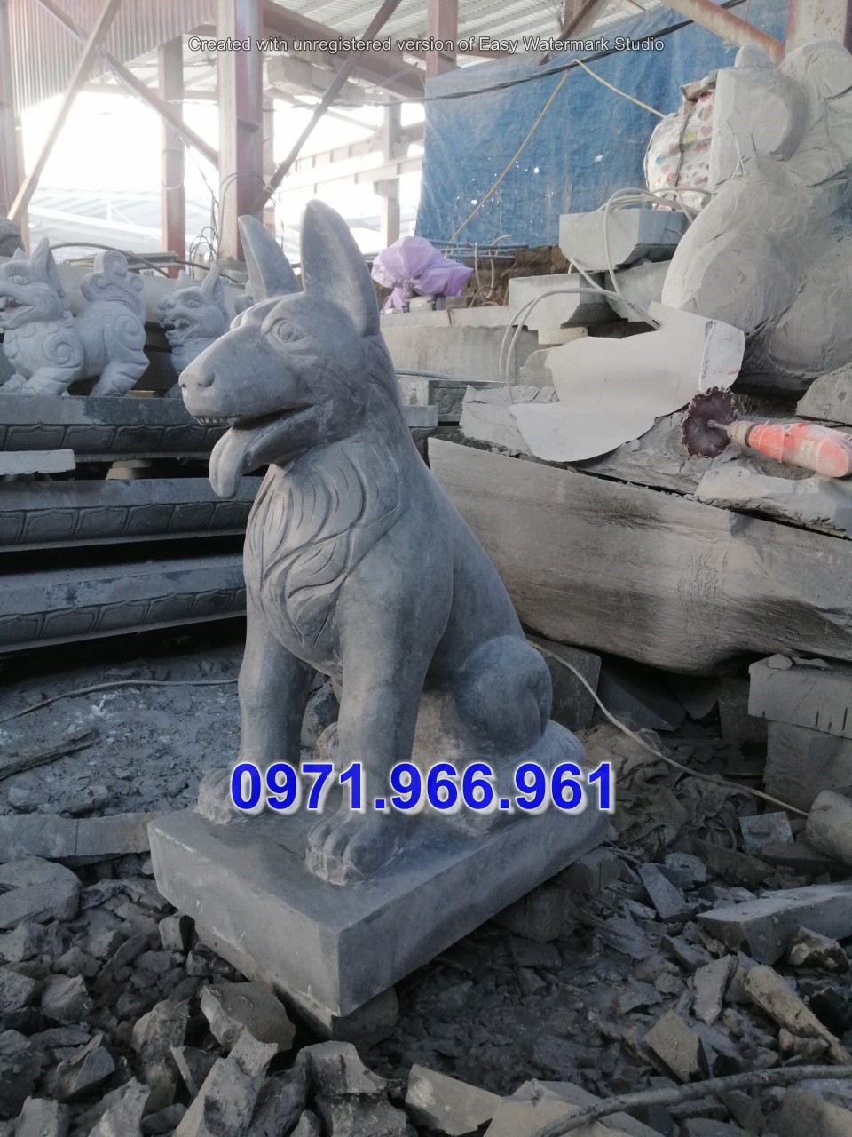 lai châu + 37 mẫu chó phong thủy bằng đá đẹp