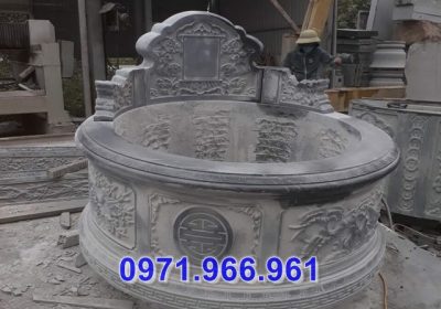 lạng sơn 40 mẫu mộ tròn đá nguyên khối đẹp