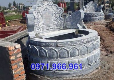 nghệ an + 48 mẫu mộ tròn đá tự nhiên bán đẹp