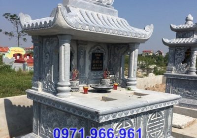 quảng nam 03 mẫu nhà mồ đá đôi gia tộc đẹp