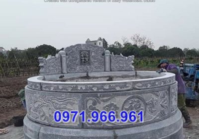 thái bình bán 46 mẫu mộ tròn đá xanh đẹp