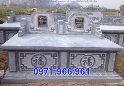 17 nhà mồ đôi bá má bằng đá đẹp - bình phước