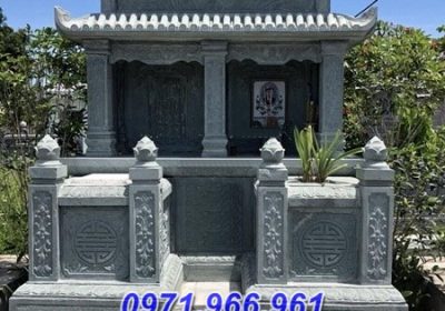 18 mẫu nhà mồ đôi song thân đá đẹp - đồng nai