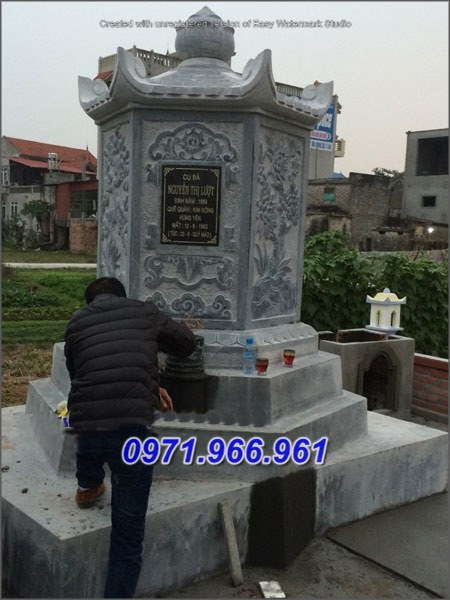 33 mẫu mộ đá lục lăng đẹp - bán bình phước