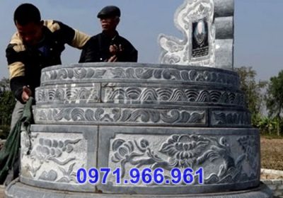 57 mẫu mộ tròn đá xanh đẹp bán thái nguyên