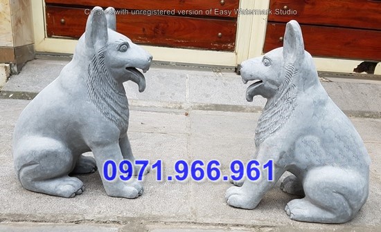 bán  46 mẫu chó đá canh cổng đẹp tại nghệ an
