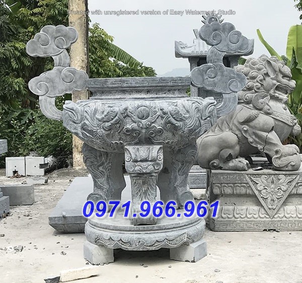 53 + lư hương nhà thờ họ bằng đá bán tây ninh