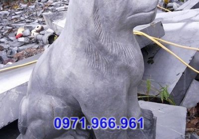 55 + chó phong thủy bằng đá đẹp bán phú yên