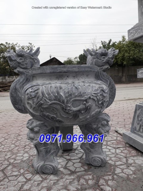 55  lư hương từ đường bằng đá bán bạc liêu