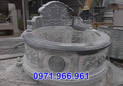 65 + mộ tròn bằng đá nguyên khối bán nghệ an