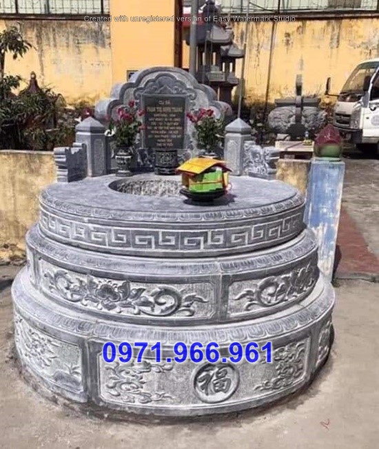 67 + mộ tròn bằng đá cao cấp bán quảng bình