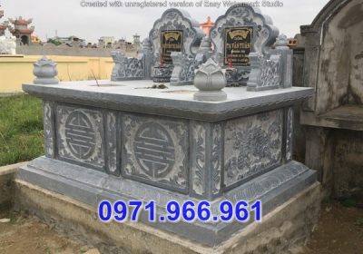 bán mẫu mộ đôi bằng đá xanh tại kiên giang 27