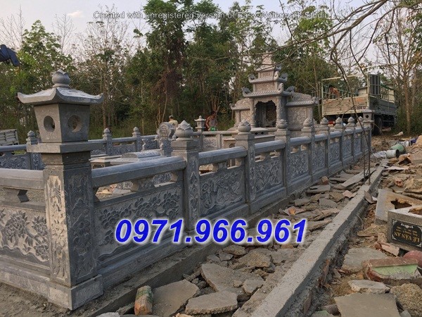 lan can lăng mộ đá hiện đại bán hậu giang + 70
