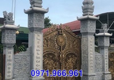 mẫu cổng đá nguyên khối bán kon tum + 65