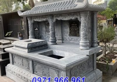 mẫu mộ đá đôi ba má bán đắk lắk + 42