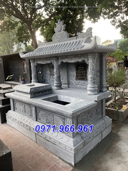 mẫu mộ đá đôi ba má bán đắk lắk + 42