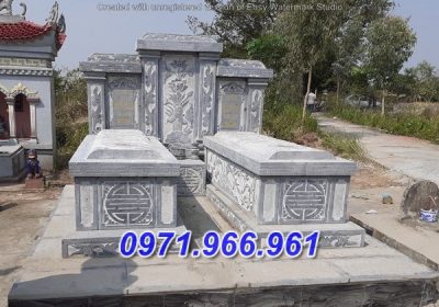 mộ đôi song thân bằng đá bán sài gòn + 45
