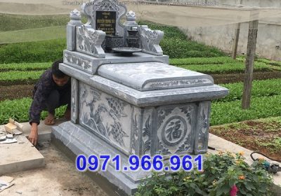 mộ không mái bằng đá xanh bán phú yên + 02