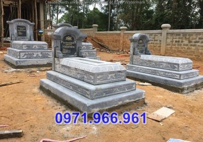 mộ không mái đá xanh bán quảng ngãi + 01