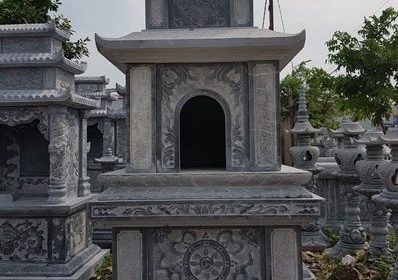 mộ tháp bằng đá tự nhiên bán lạng sơn + 75