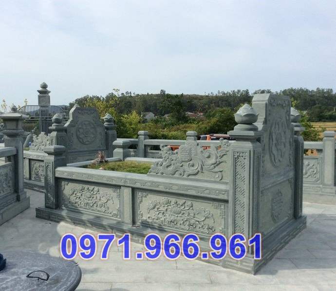 11 Mẫu mộ đá đơn giản tam cấp để tro cốt đẹp