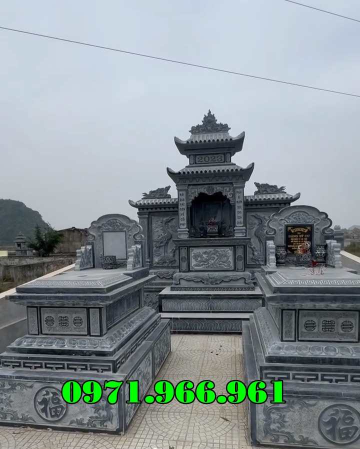 mẫu khuôn viên nhà mồ đá đẹp bán thành phố Huế