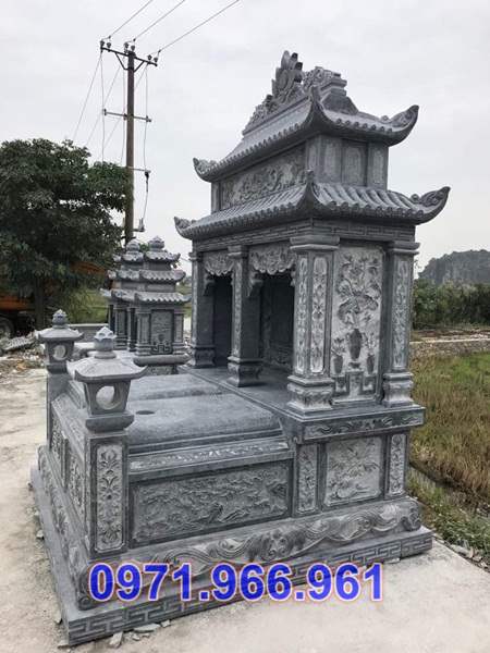 012 mẫu mộ đá đôi tự nhiên đẹp bán vĩnh long