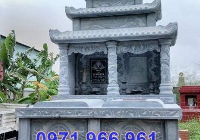 013 mẫu mộ đá đôi đẹp bán trà vinh