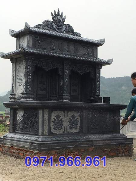 014 mẫu mộ đá đôi đẹp bán tiền giang