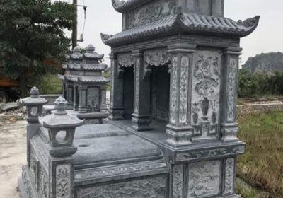 017 mẫu mộ đá đôi tự nhiên đẹp bán kiên giang