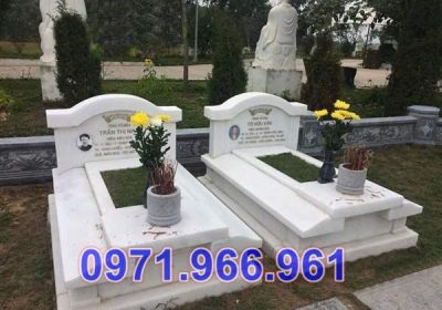 019 mẫu mộ đá đôi đẹp bán đồng tháp