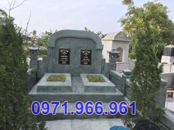 020 mẫu mộ đá đôi xanh đẹp bán cần thơ
