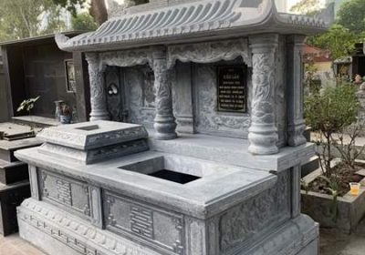 022 mẫu mộ đá đôi đẹp bán bến tre