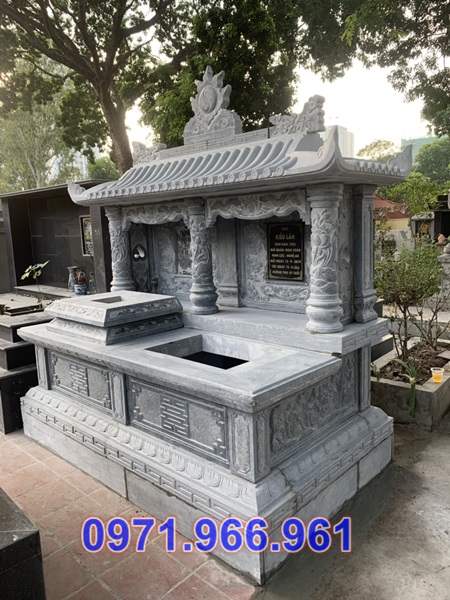 022 mẫu mộ đá đôi đẹp bán bến tre