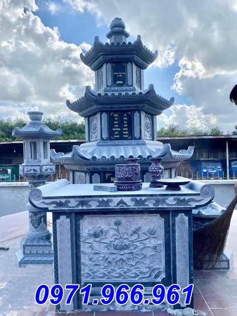 508 mẫu mộ tháp đá xanh đẹp bán hậu giang