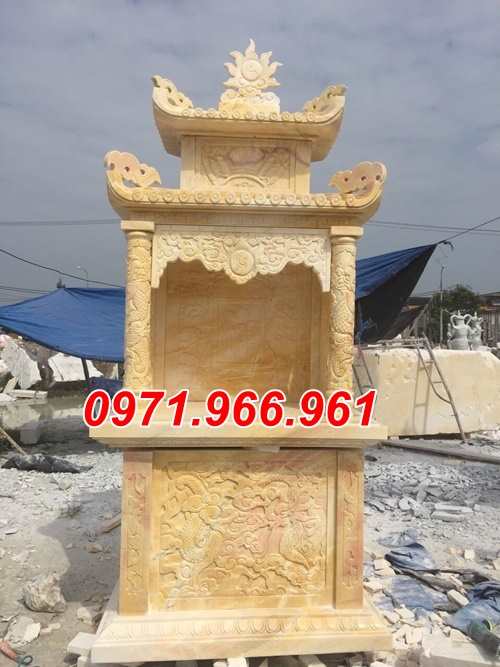 716 mẫu miếu thờ đá vàng đẹp bán kiên giang