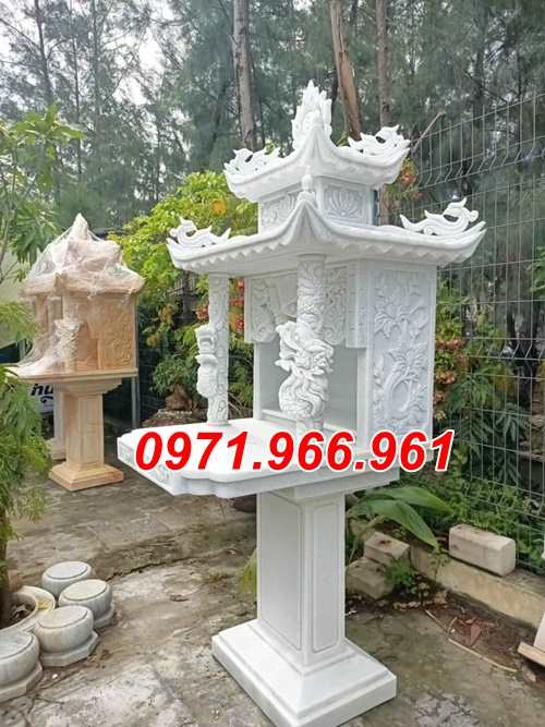 720 mẫu miếu thờ đá trắng đẹp bán cà mau