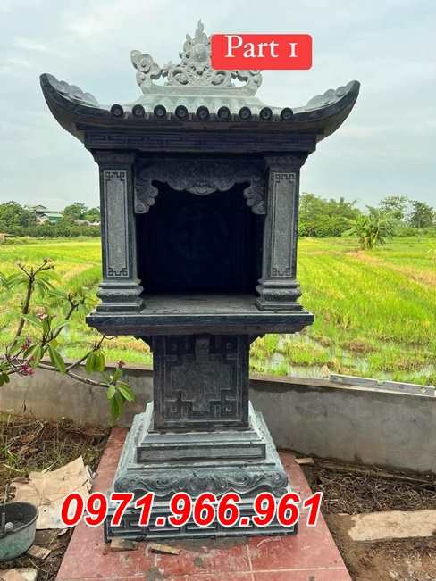 743 mẫu miếu thờ đá xanh đẹp bán quảng trị