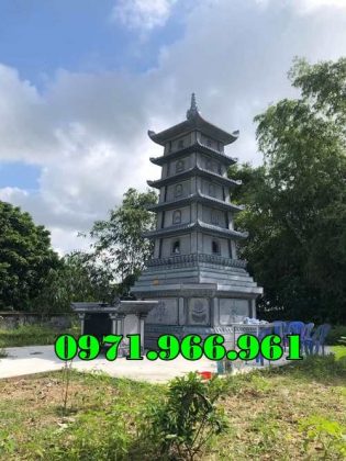 mẫu mộ tháp đá đẹp bán Hoàng Mai