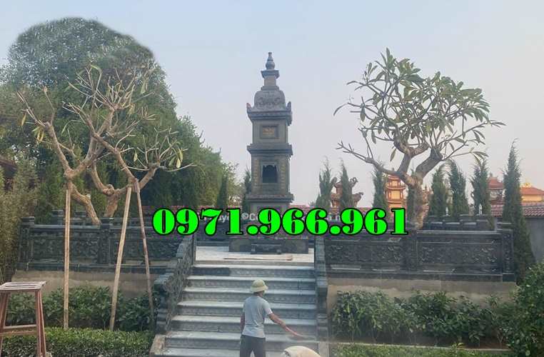 mẫu mộ tháp đá đẹp bán Hồng Bàng