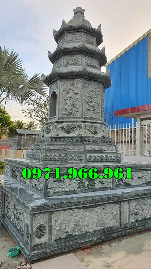 mẫu mộ tháp đá đẹp bán thành phố Điện Biên Phủ