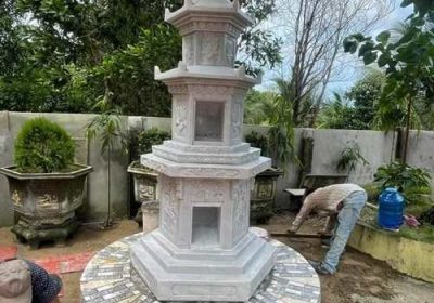 mẫu mộ tháp đá đẹp bán thành phố Hà Giang
