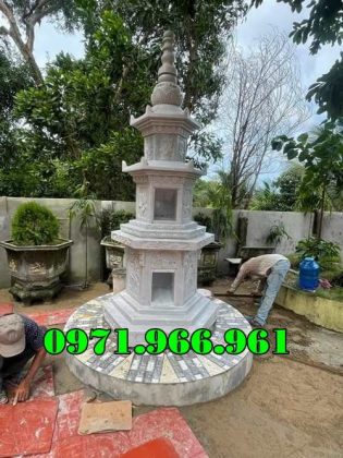 mẫu mộ tháp đá đẹp bán thành phố Hà Tĩnh