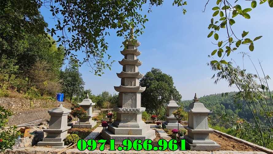 mẫu mộ tháp đá đẹp bán thành phố Hưng Yên