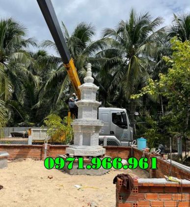 mẫu mộ tháp đá đẹp bán thành phố Nam Định