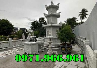 mẫu mộ tháp đá đẹp bán thành phố Ninh Bình