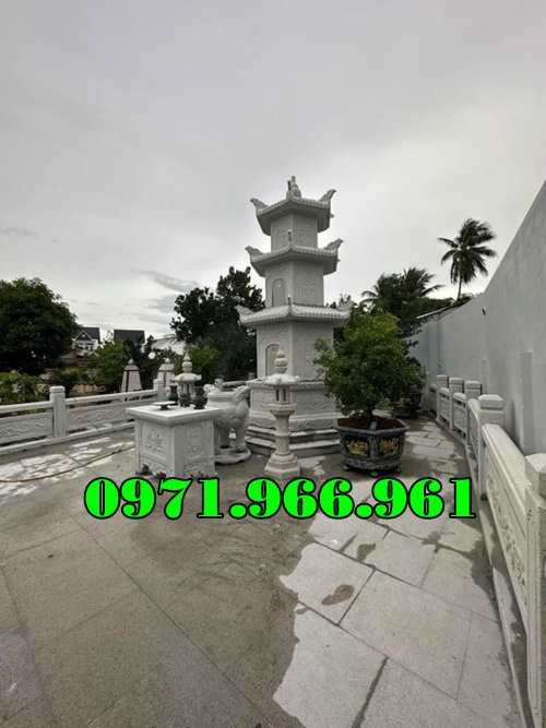 mẫu mộ tháp đá đẹp bán thành phố Ninh Bình