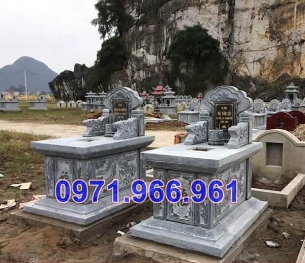 523 - mẫu mộ đá đơn giản đẹp bán đắk lắk