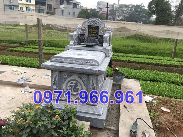 529 - mẫu mộ đá đơn giản đẹp bán bình định
