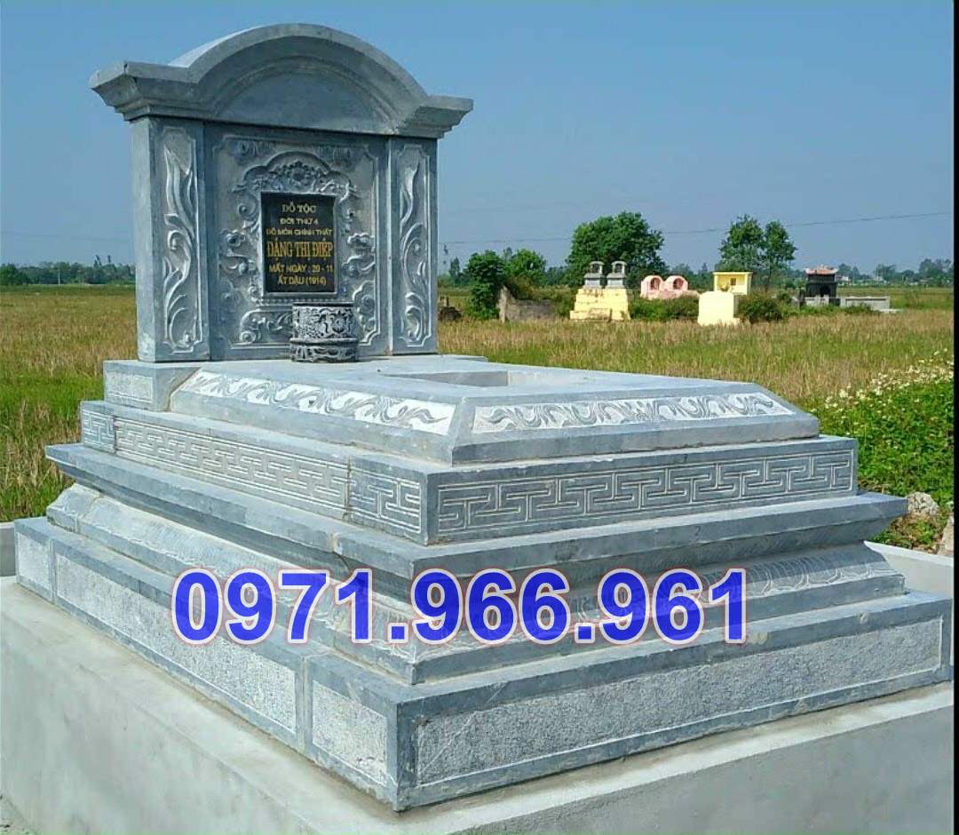 538 - mẫu mộ đá đơn giản đẹp bán thanh hóa